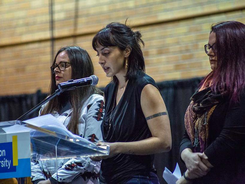 From left: Phyllis McKenna, Danielle Sinclair and Sarah Dennis