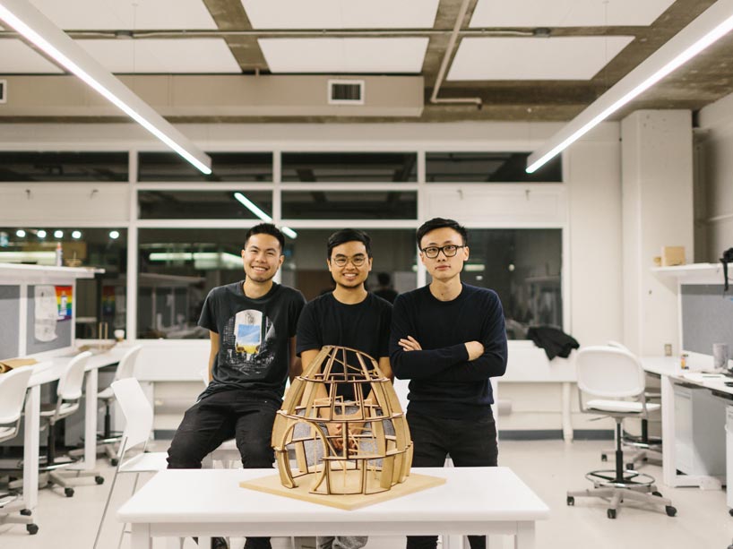 From left: Adrian Chiu, Arnel Espanol and Henry Mai