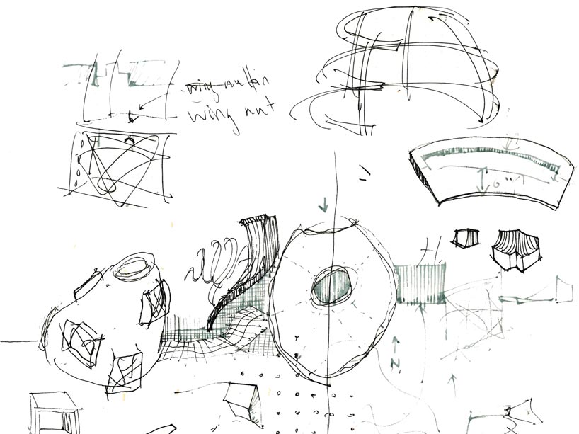 Early concept sketch of Nest