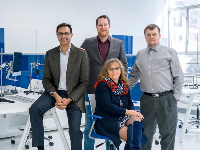 From left: Carl Kumaradas, James Gräfe, Ana Pejović-Milić and Vladislav Toronov