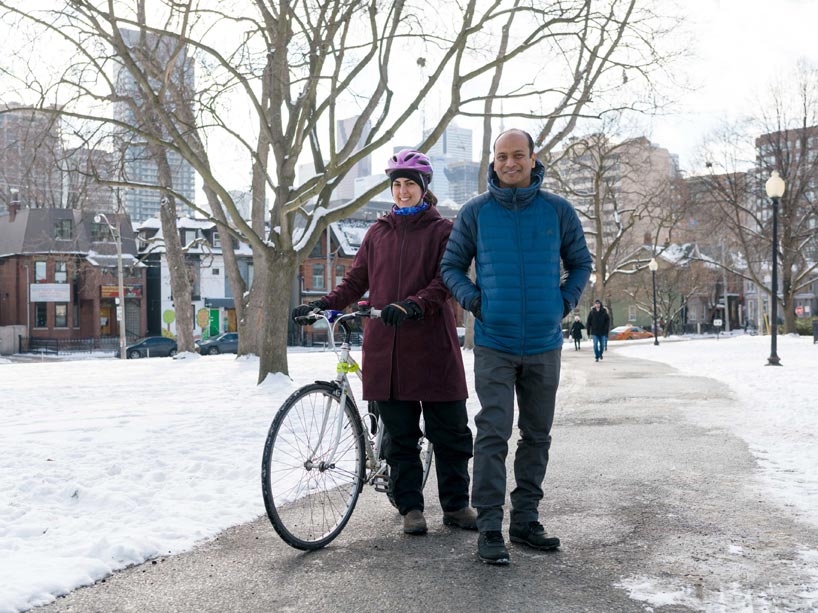 From left: Tamara Nahal and Raktim Mitra