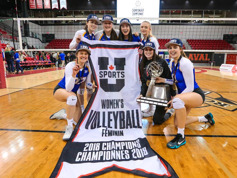 Rams women's volleyball won the national championship