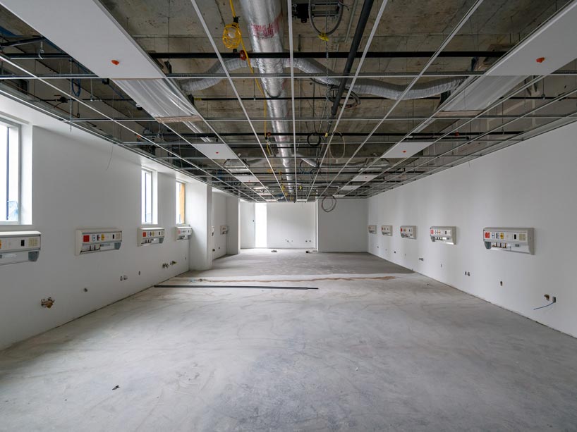 A seventh-floor nursing lab