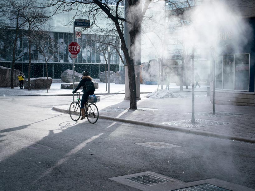 Ryerson wakes when Toronto wakes—a look at the school’s major thoroughfare as the sun starts to rise