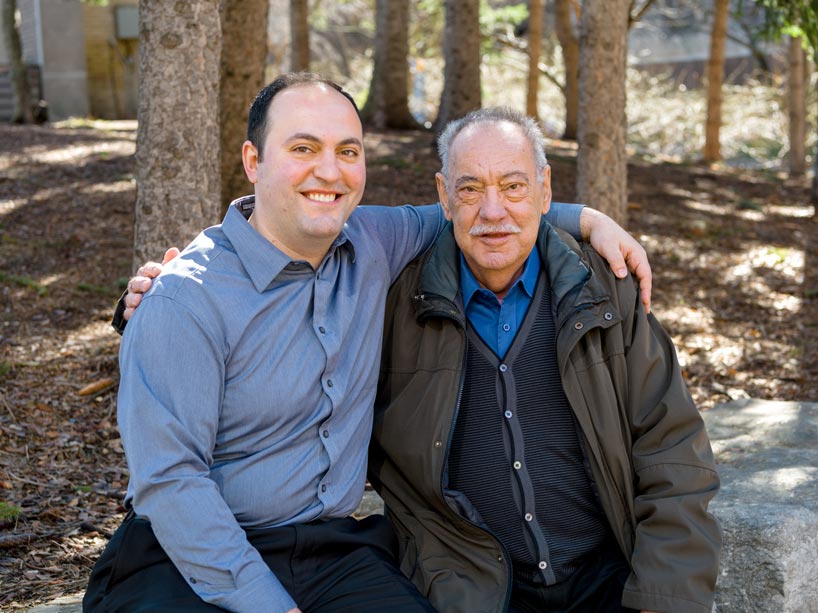 From left: Eric and Alfredo Da Silva