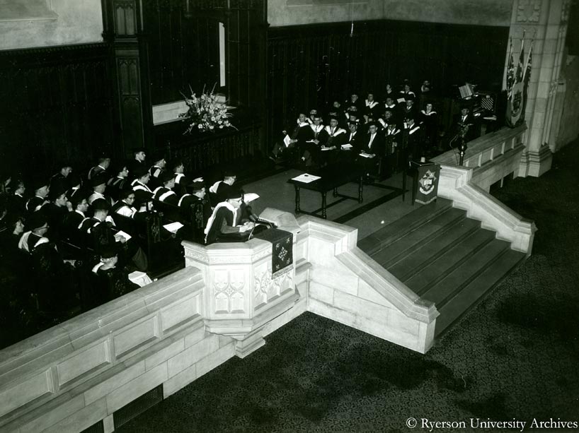 1958 convocation at the Evangelistic Centre