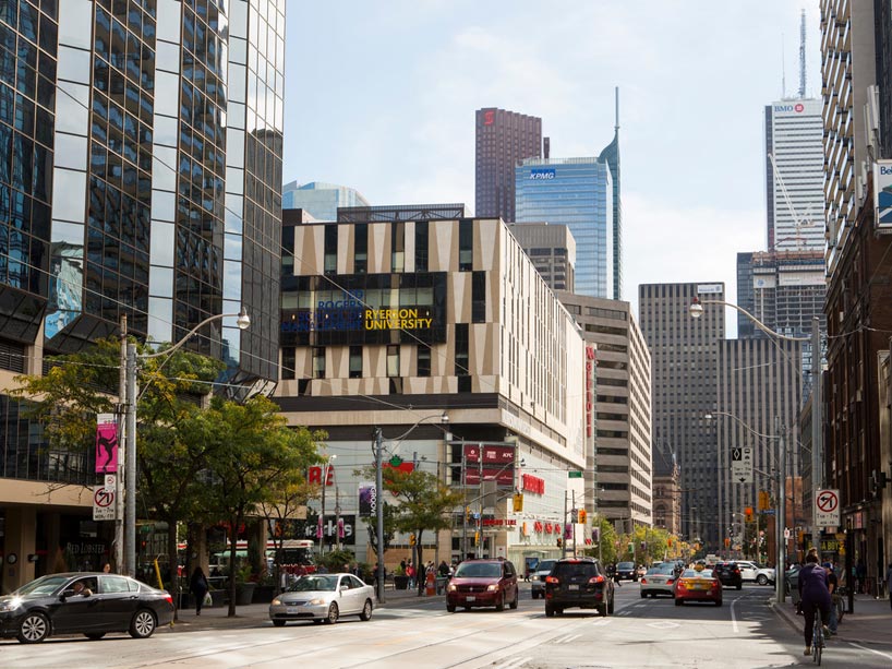 External shot of Ted Rogers School of Management building