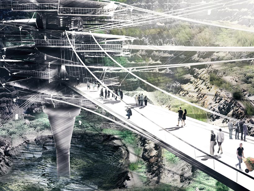 Architectural science student creates prize-winning design of an old mining pit