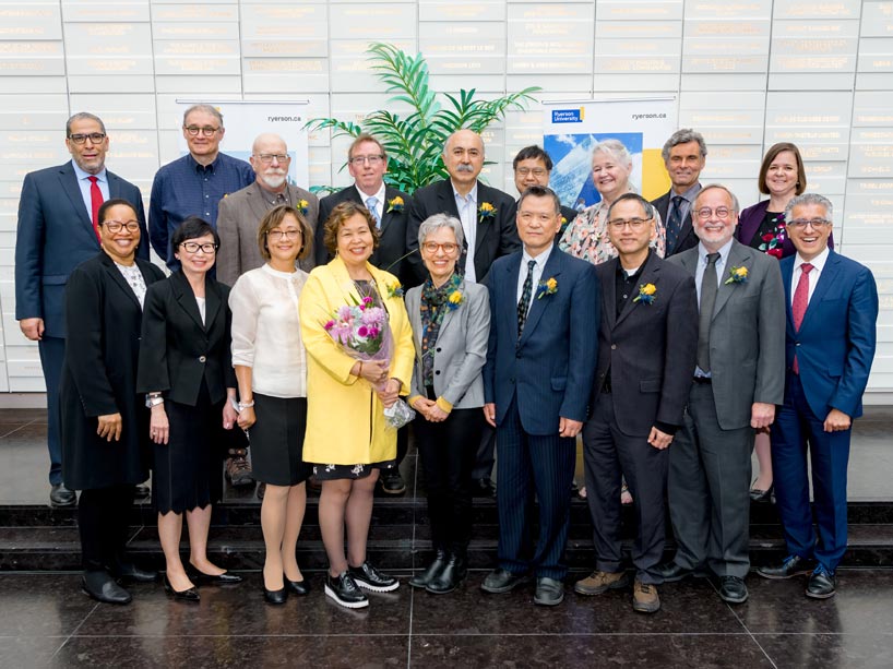 Group shot of people at the celebration