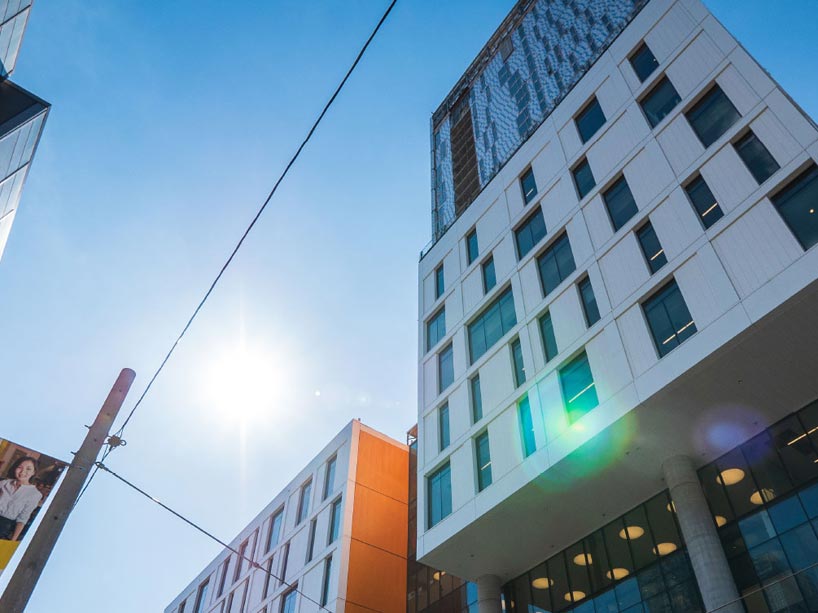 External shot of the Daphne Cockwell Health Sciences Complex