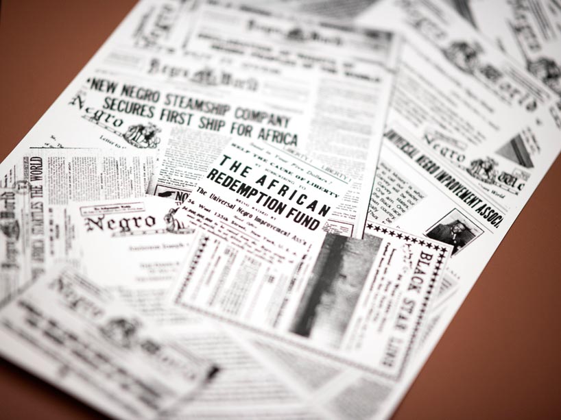 A collection of historical newspapers