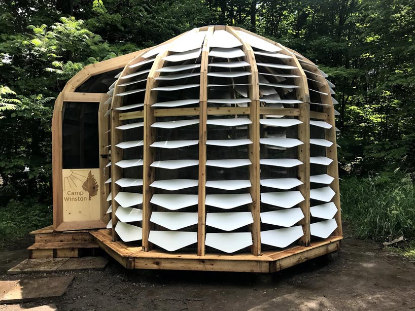 The completed wooden structure