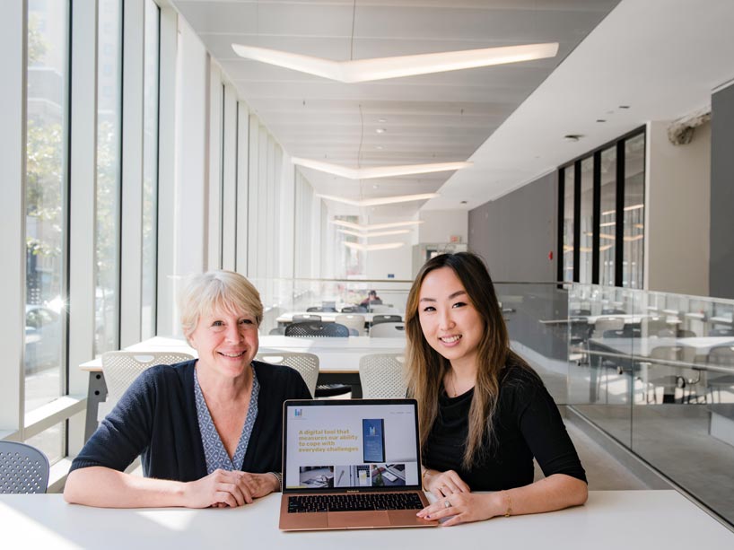 From left: Maureen Reed and Jenny Liu