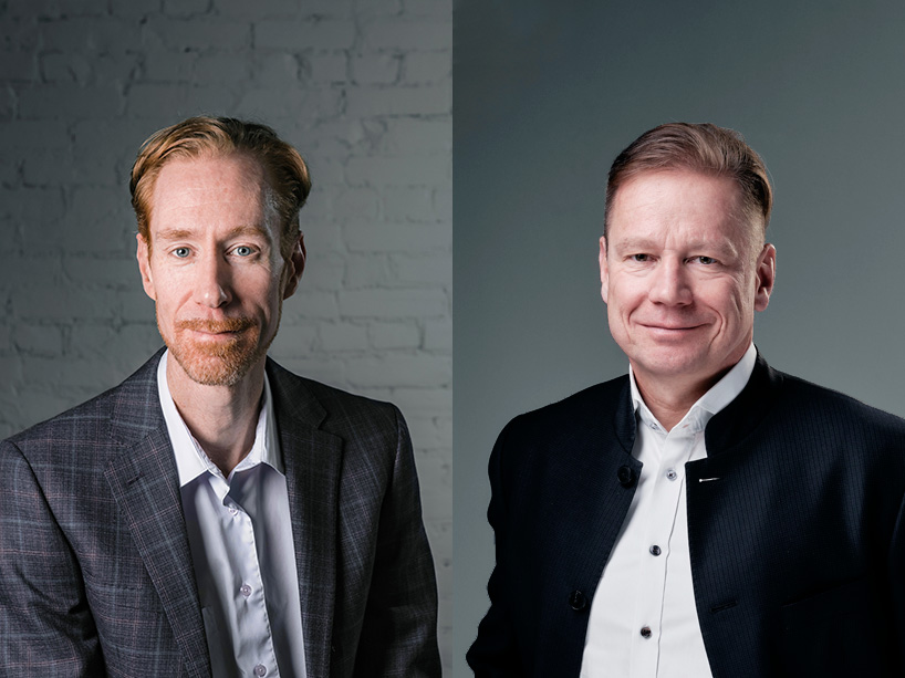 From left: Richard McCulloch and Johannes Dyring