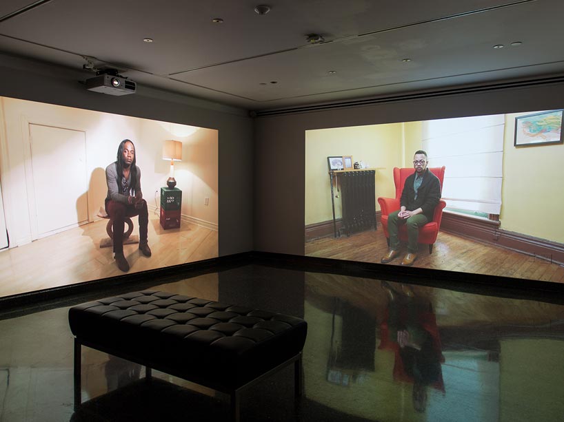 Two large images in the Ryerson Image Centre.