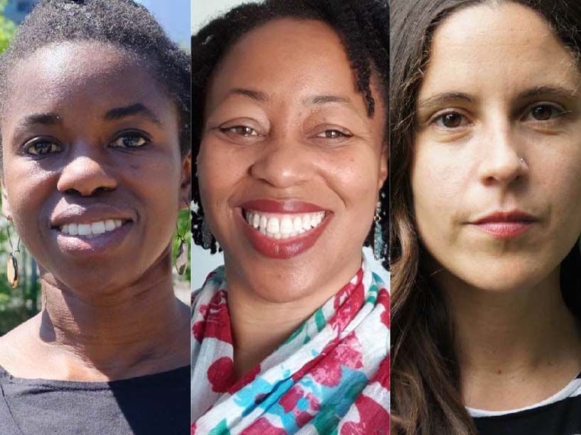 From left, Abigail Moriah and Simone Weir and Magdalena Ugarte