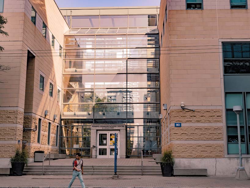 The university campus.