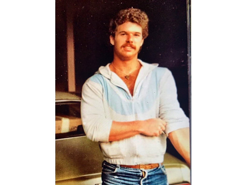 David Cramb, dean, Faculty of Science, heading back to the University of British Columbia with a car full of stereo and vinyl circa 1982. 