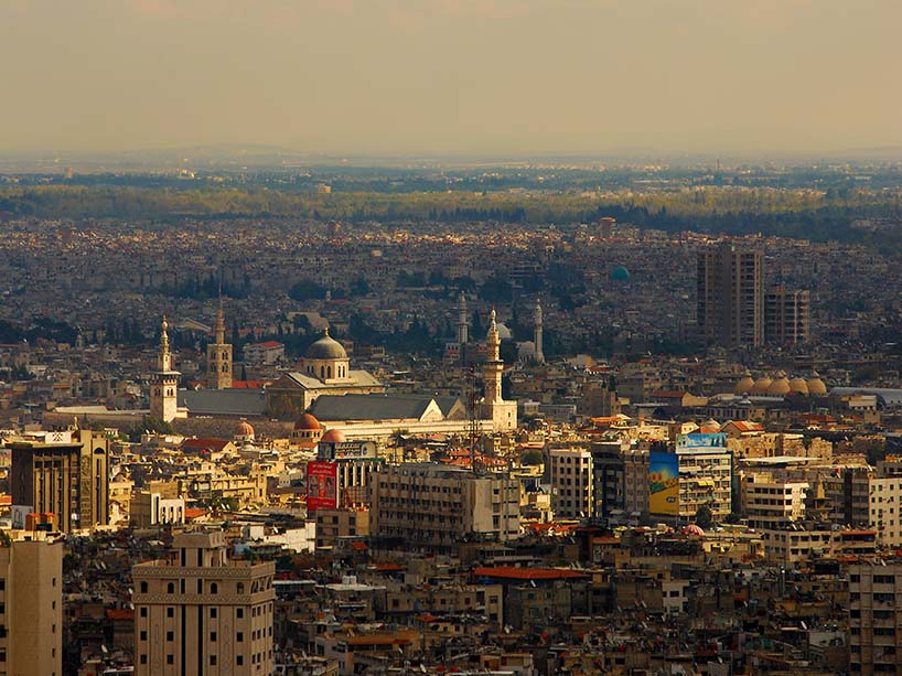 Overview of city of Damascus c. 2007