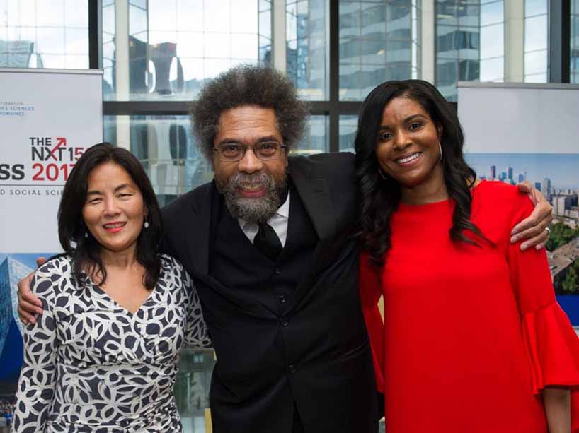 Pamela Sugiman, Cornel West and Sharmaine McKenzie.