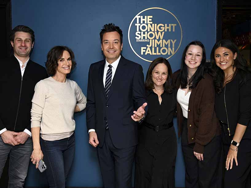 John Ferracane, Elizabeth Vargas, Jimmy Fallon, Beth Feldman, Ella Vargas, Julianna D'Urzo