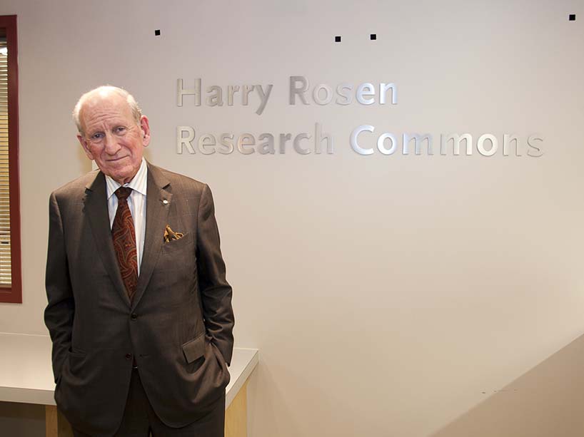 Harry Rosen smiles for the camera. 