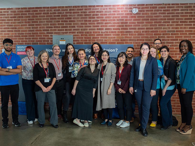  A group of TMU staff members