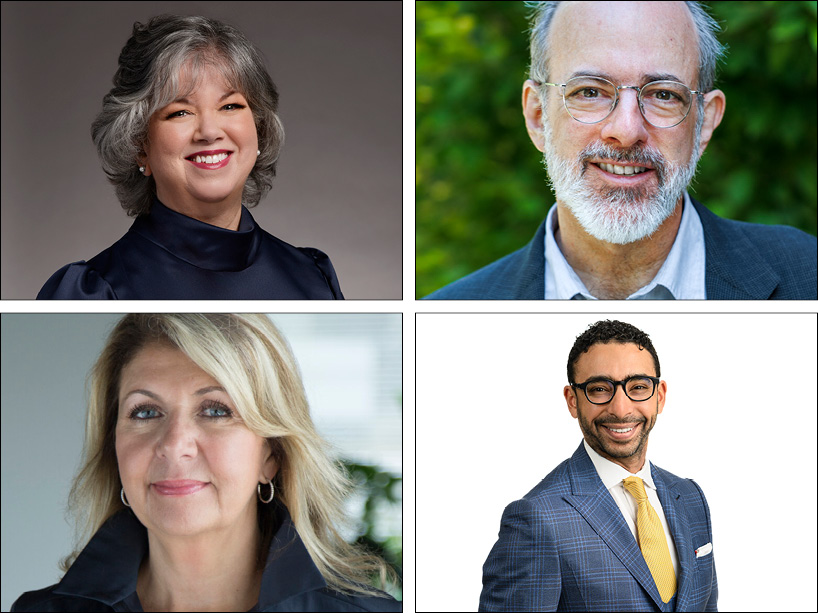 A composite of four of the winners. 