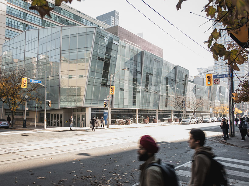 The university campus.