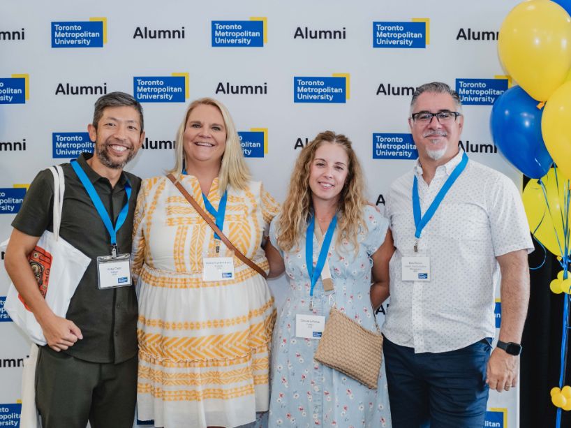 Kirby Chan, Krist Kundert-Irons, Giovanna Parras and Nick Parras.