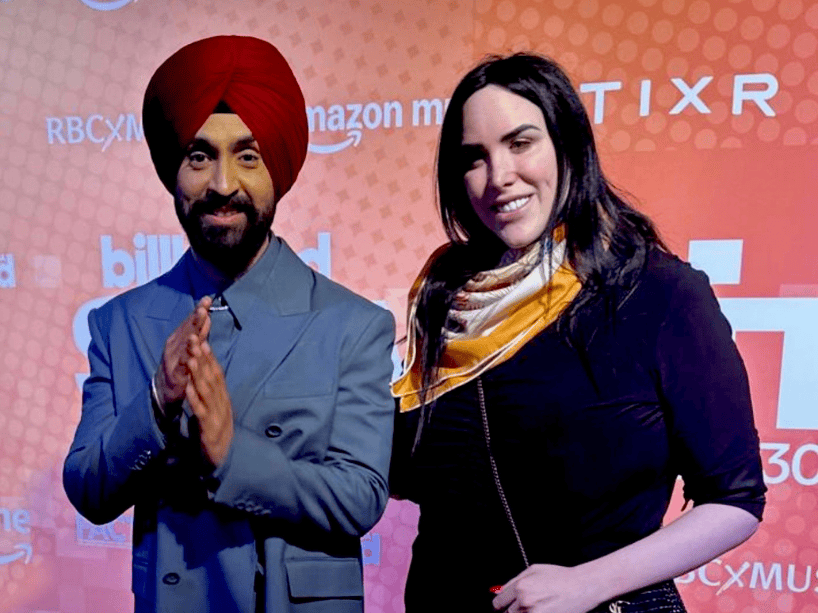 Diljit Dosanjh (left), Charlie Wall-Andrews (right).