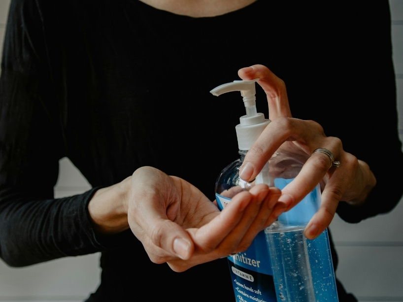 Hand sanitizer.
