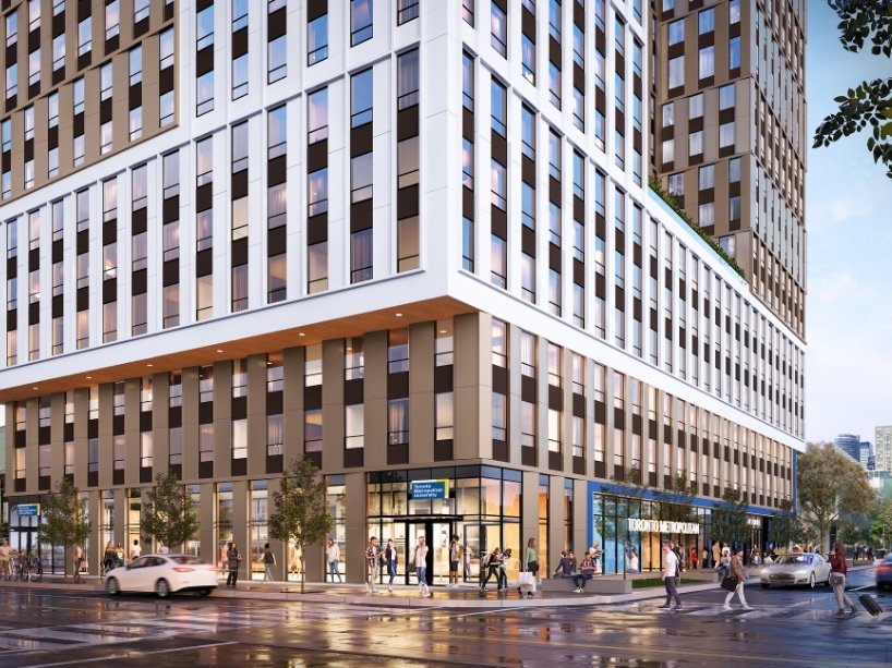 Rendering of student residence.