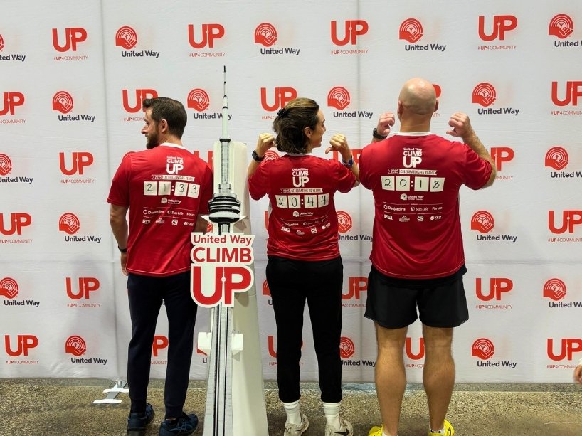 Three TMU community members who made it to the top. 