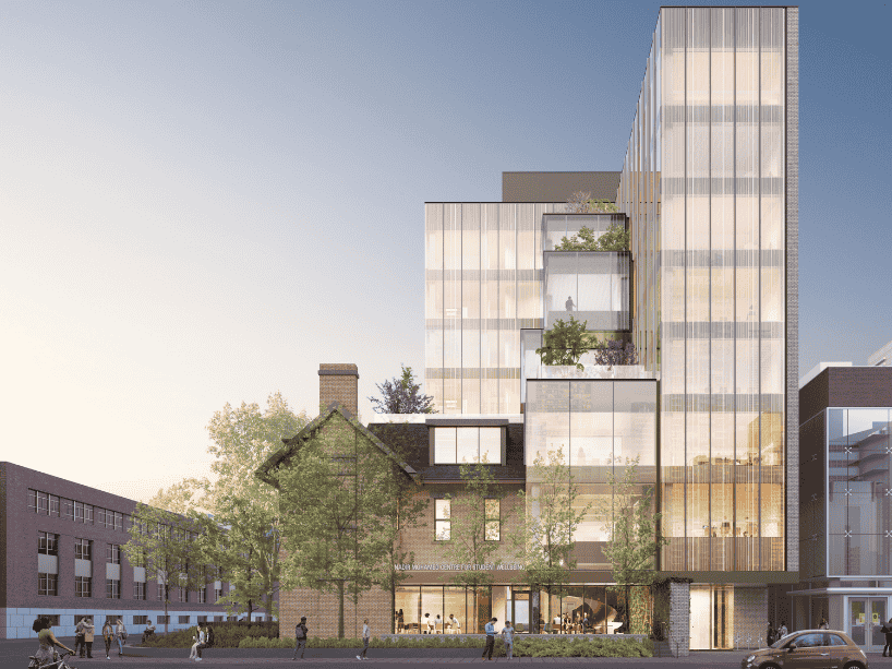 Rendering of TMU's new Student Wellbeing Centre.