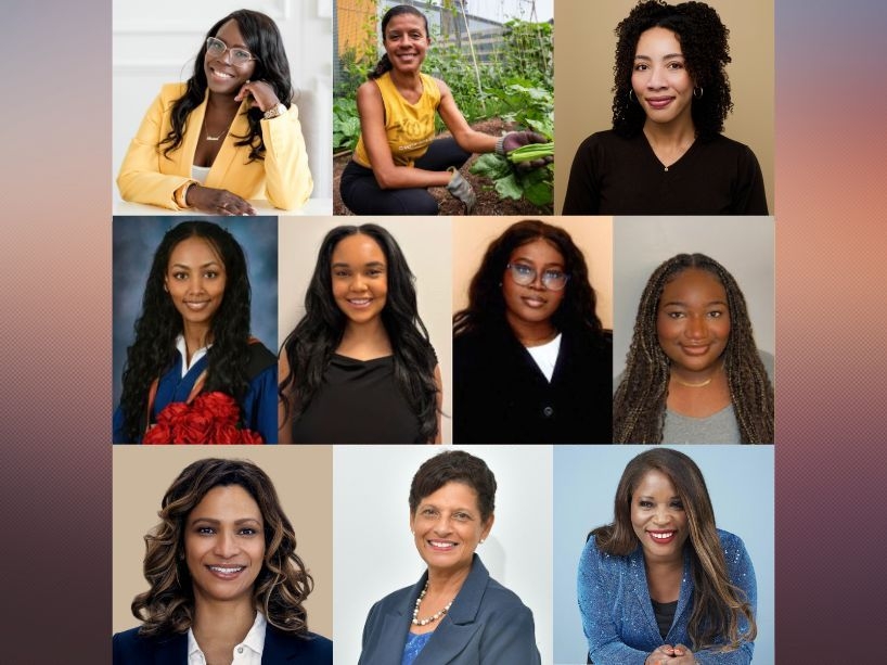 Top row: Dr. Trudy McFarlane, Nicole Austin, Zoe Walwyn. Middle row: Feben Bogale, Jada Johnson-Mills, Zintiat Kolly, Naomi Wokocha. Last row: Deborah Flint, Luz Longsworth and Claudette McGowan.