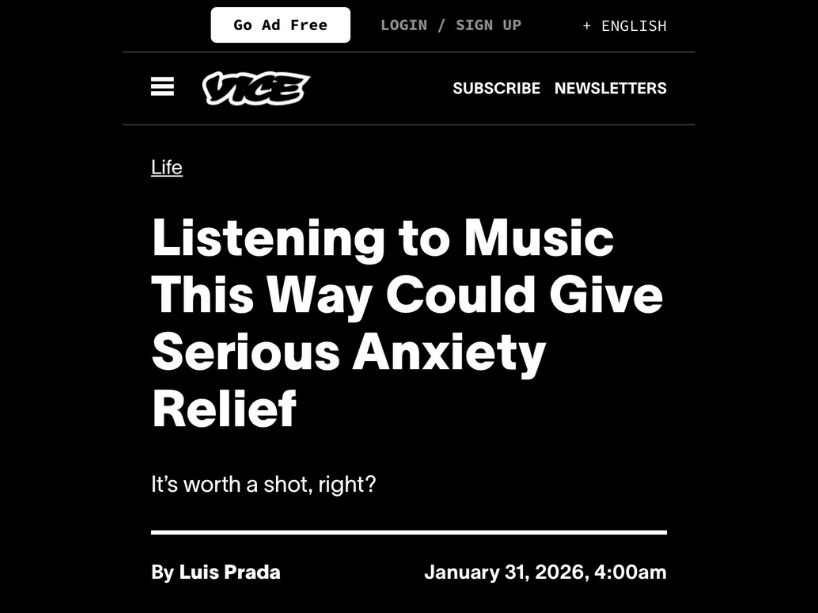 Screenshot of coverage in VICE.