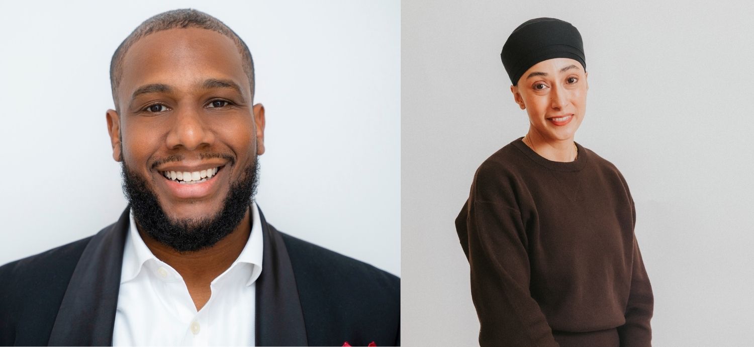 Front profile images of Gurjit Kaur Bains and Leo Bailey
