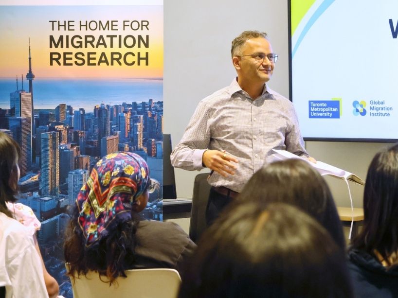 Anil Dhakal presenting.
