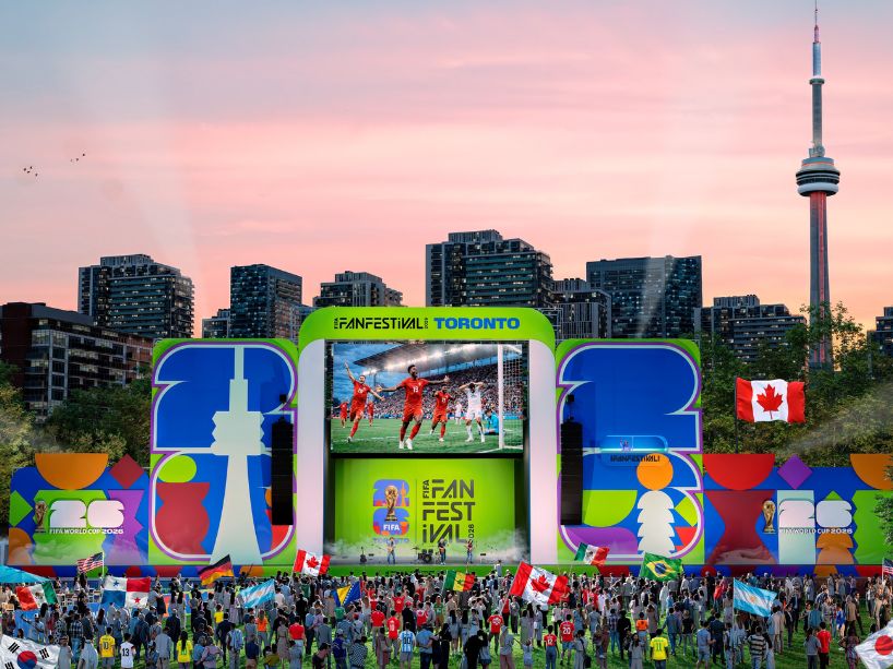 An outdoor fan event set in Toronto.