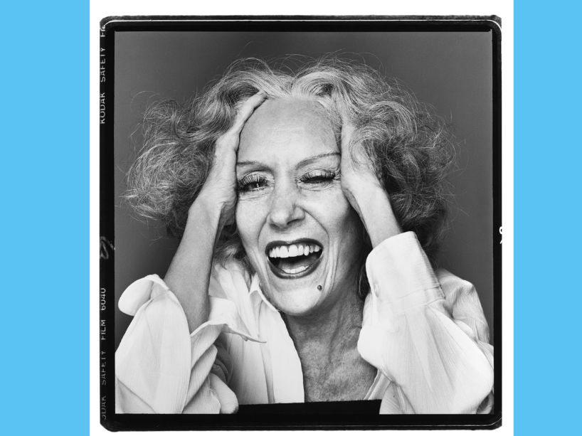 Gloria Swanson portrait by Richard Avedon