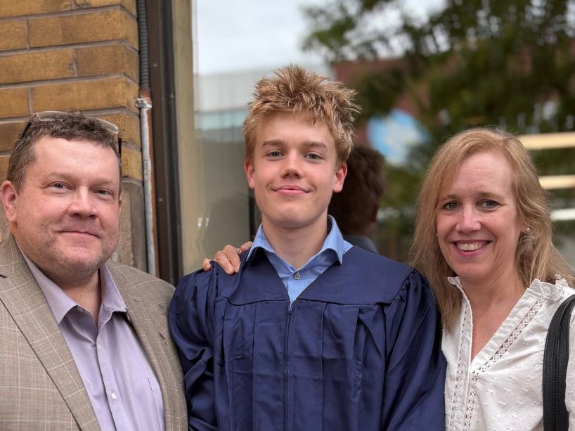 Jeff Briand, Jake Briand and Shannon Robertson.