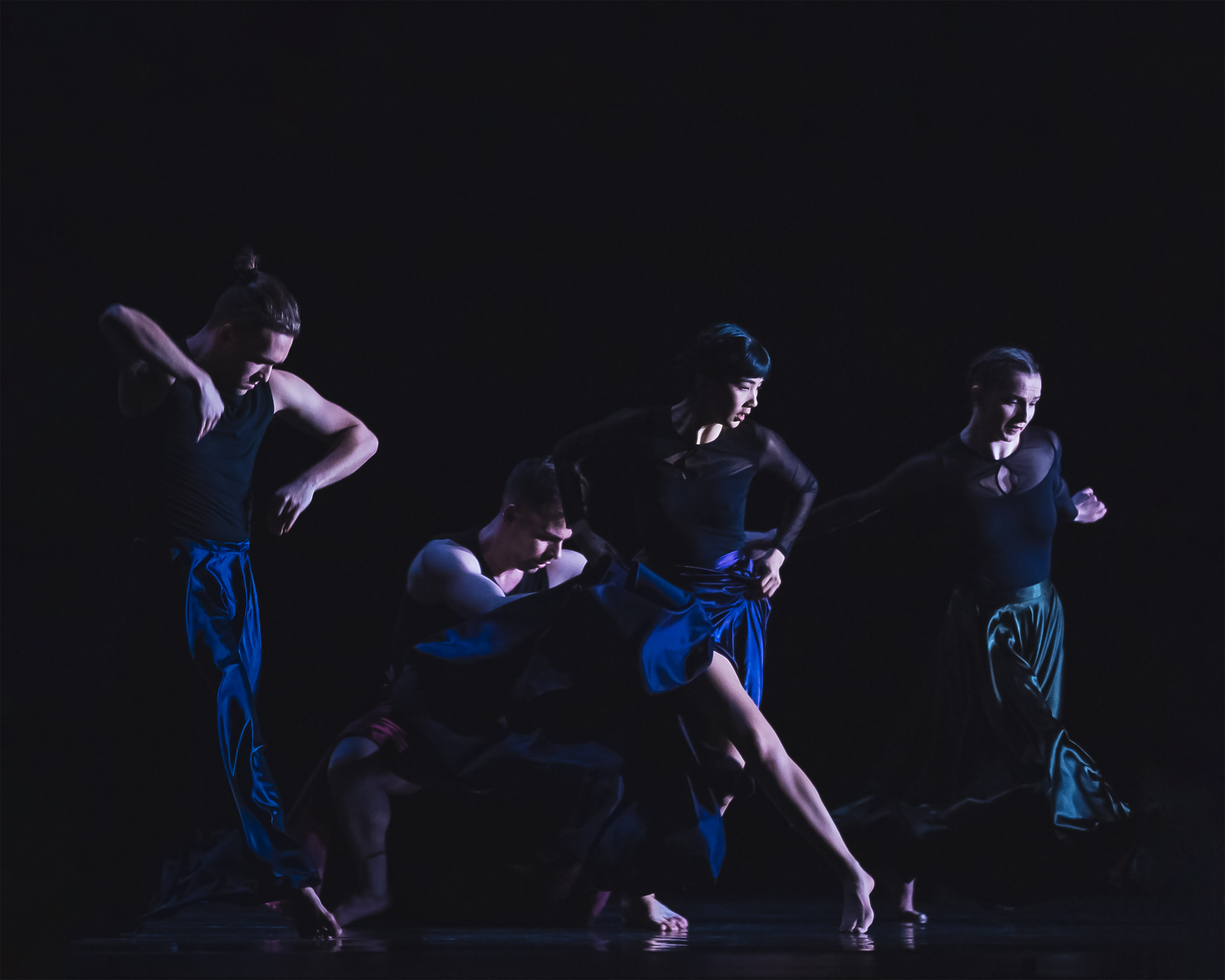 Student dancers performing in Ryerson Dances