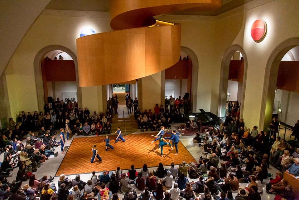 wide view of dancers at the AGO