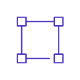 Square network icon