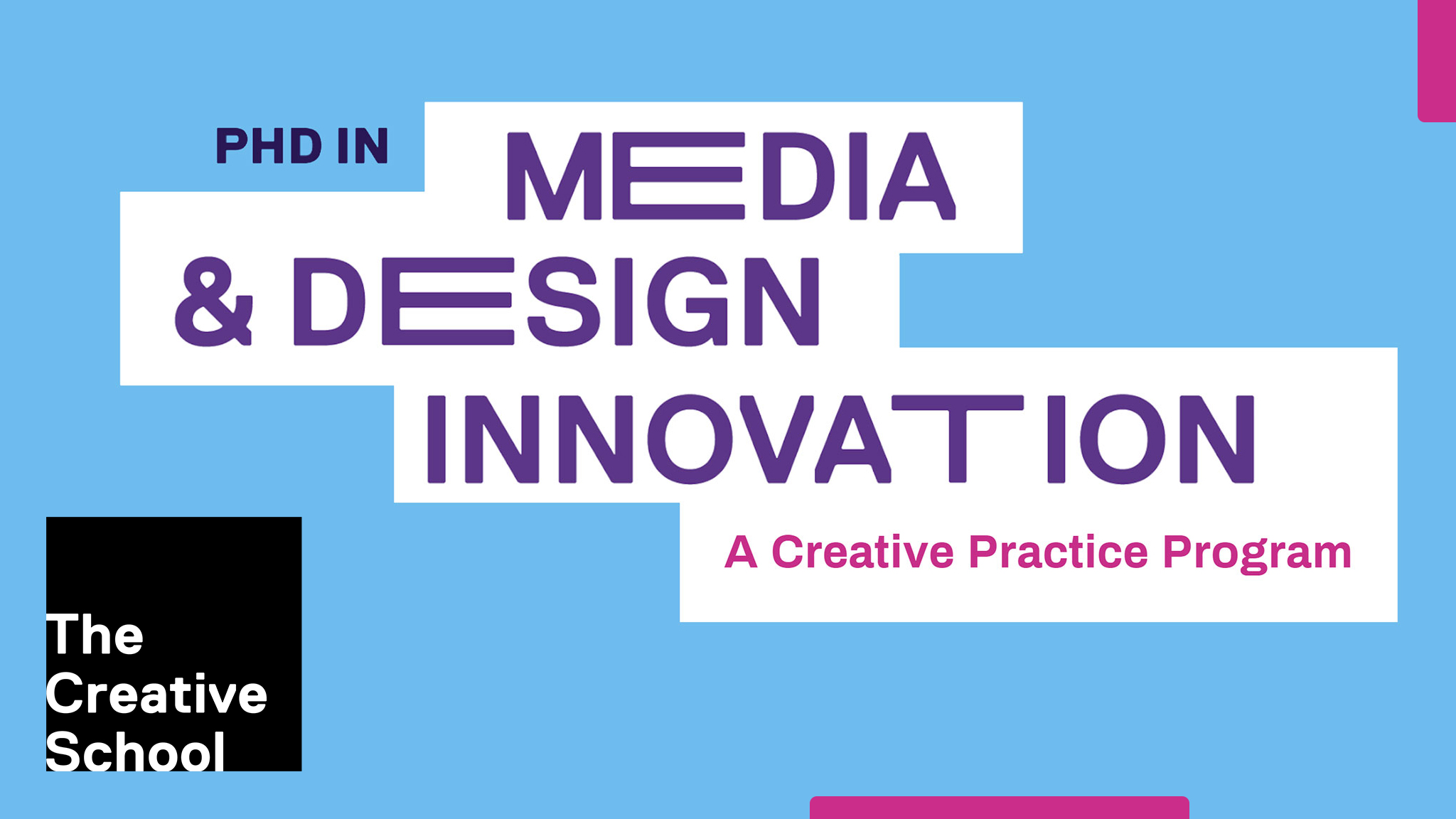 Media & Design Innovation program's Information Session
