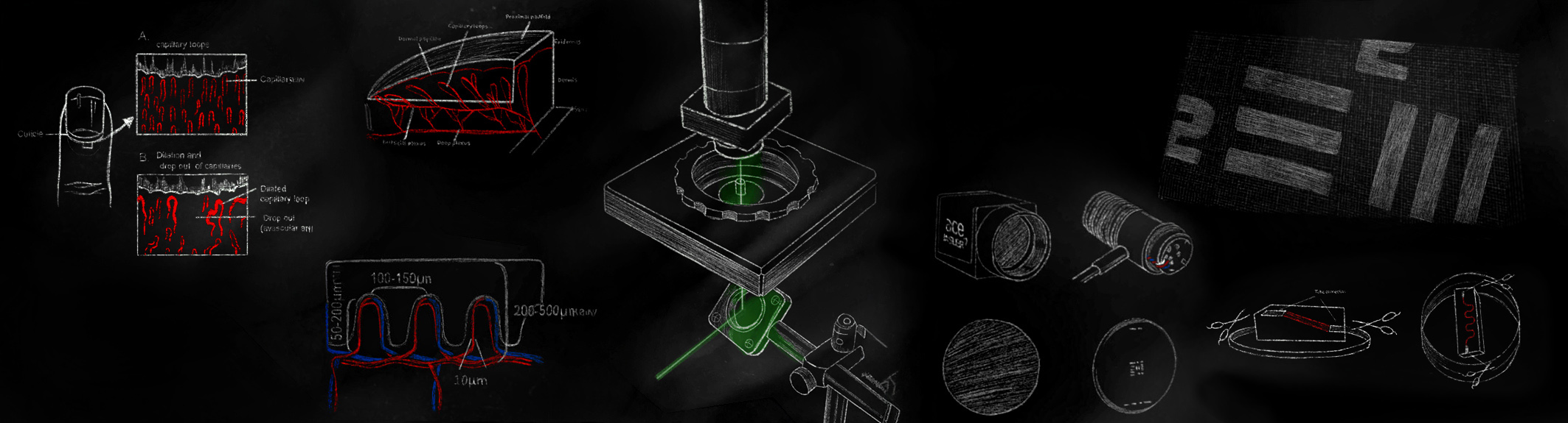 Artistic photo expressing cool snippets from the Spatial Angle Filtering (SAF) project. 