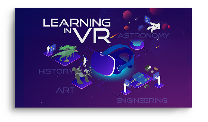 Learning in VR. Augmented Reality poster by Rangga Luksatrio