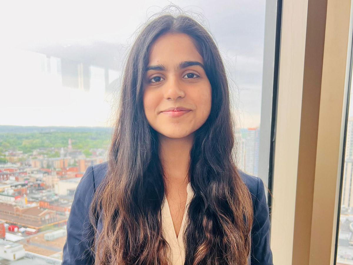 Aerospace Engineering alum, Reva Chaudhary.