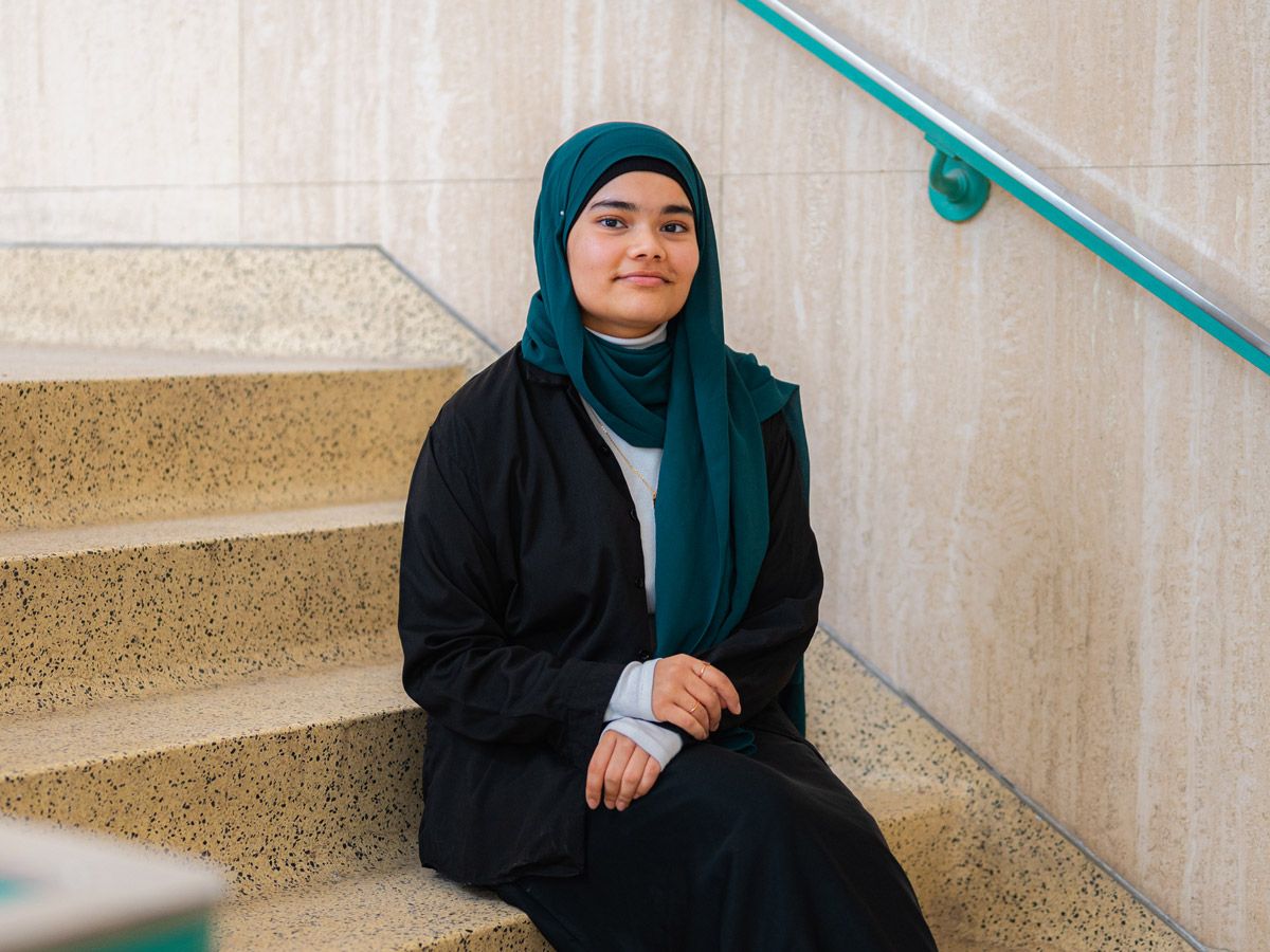 Biomedical Sciences student, Umayyah.